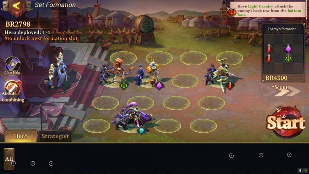 Ngoài ra, Dynasty Origins: Conquest vẫn giữ bản sắc truyền thống với cấu trúc xếp trận 4×4.