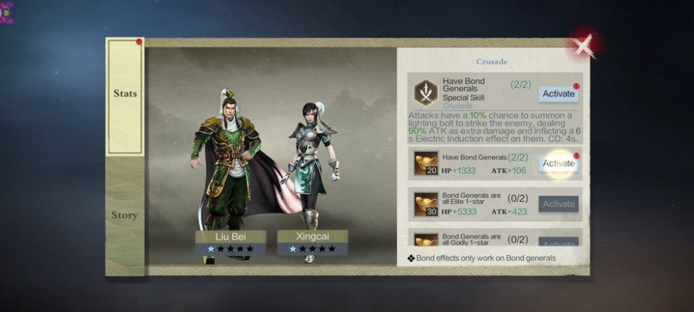 Game mang đến cho người chơi tính năng nâng cấp tình bạn để cải thiện sức mạnh của các cặp đôi ăn ý.