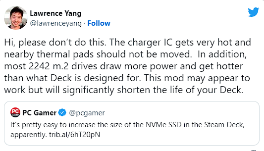 Valve cảnh báo việc sửa đổi SSD của Steam Deck sẽ ‘rút ngắn tuổi thọ’ của thiết bị game4v steam deck 2 1656451848 11