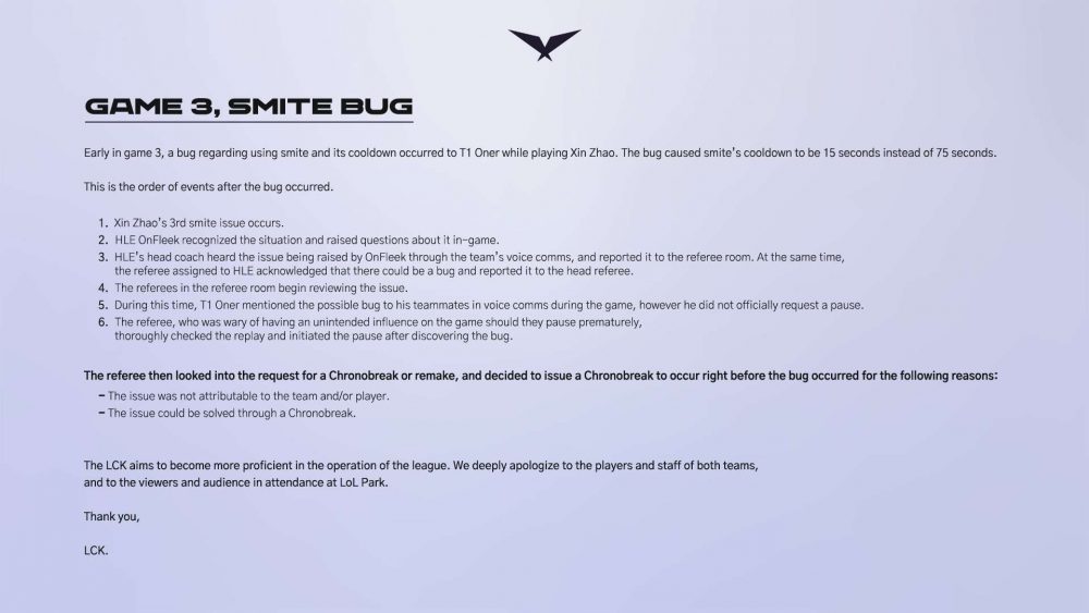 Lỗi Trừng Phạt ở ván 3 của T1 Oner.