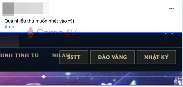 Một game thủ LMHT chia sẻ lên group game về việc Garena có "quá nhiều thứ muốn nhét vào" client.