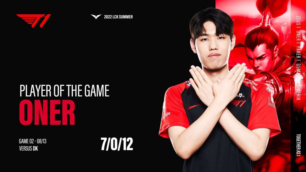 Oner bỏ túi MVP với Xin Zhao tại ván 2.