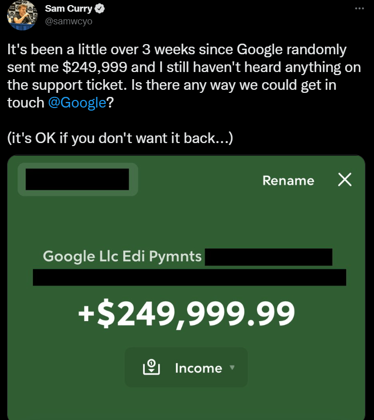 Đang ngồi không thì bỗng nhận được gần 6 tỷ từ Google 1 1663718927 86