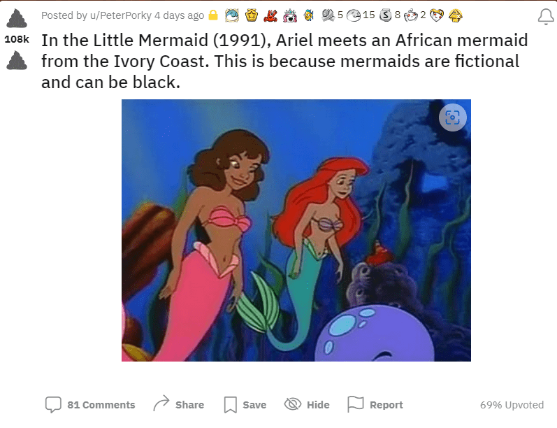 Trước Halle Bailey, Disney cũng từng có một nàng tiên cá da màu acc89nh chucca3p macc80n hicc80nh 2022 09 18 182333 1663500359 11