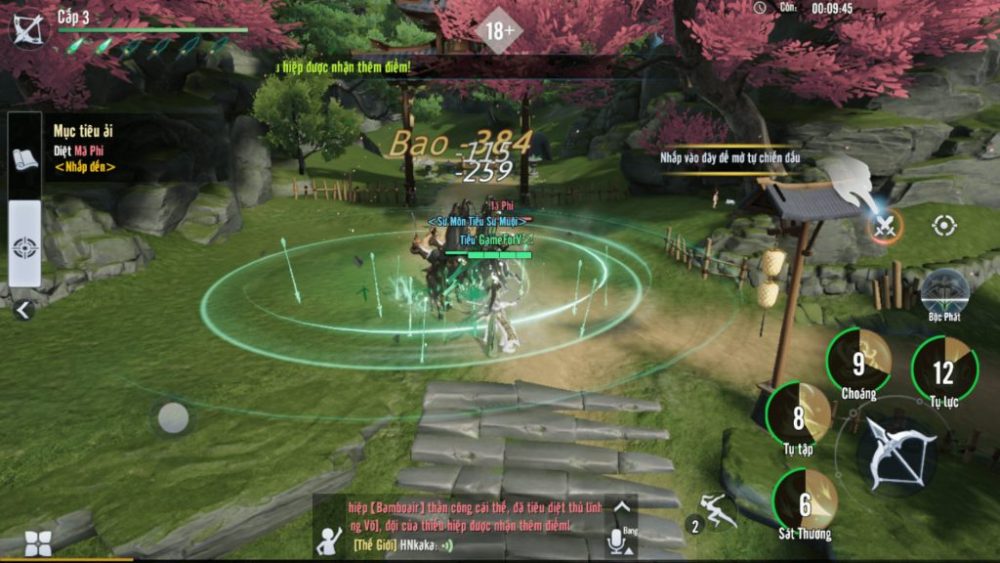 Hệ thống chiến đấu dễ làm quen của trò chơi.