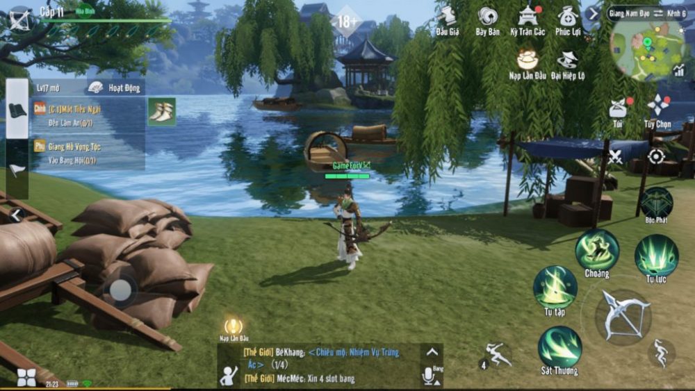 Đồ họa ấn tượng của trò chơi.