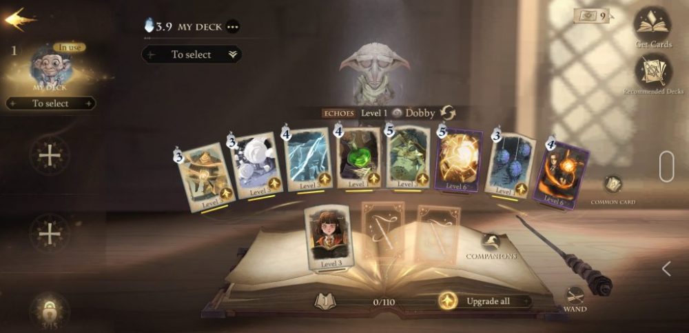 Bộ thẻ bài với nhiều loại thẻ và cách kết hợp khác nhau.