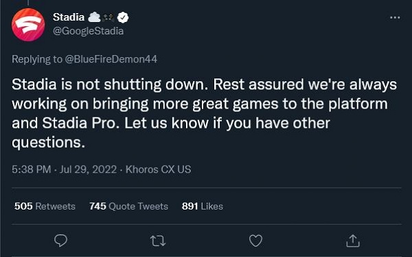 Google đóng cửa Stadia.