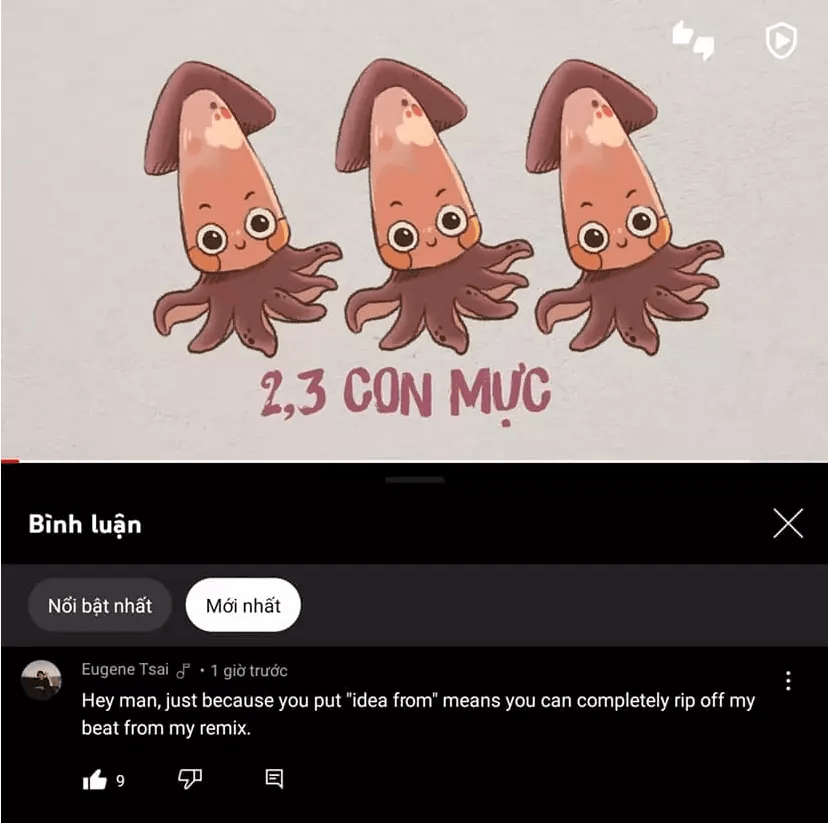 2-1666090647-13 Bài hát hot trend TikTok ‘2 3 con mực’ bị gỡ vì đạo nhái 2 1666090647 13