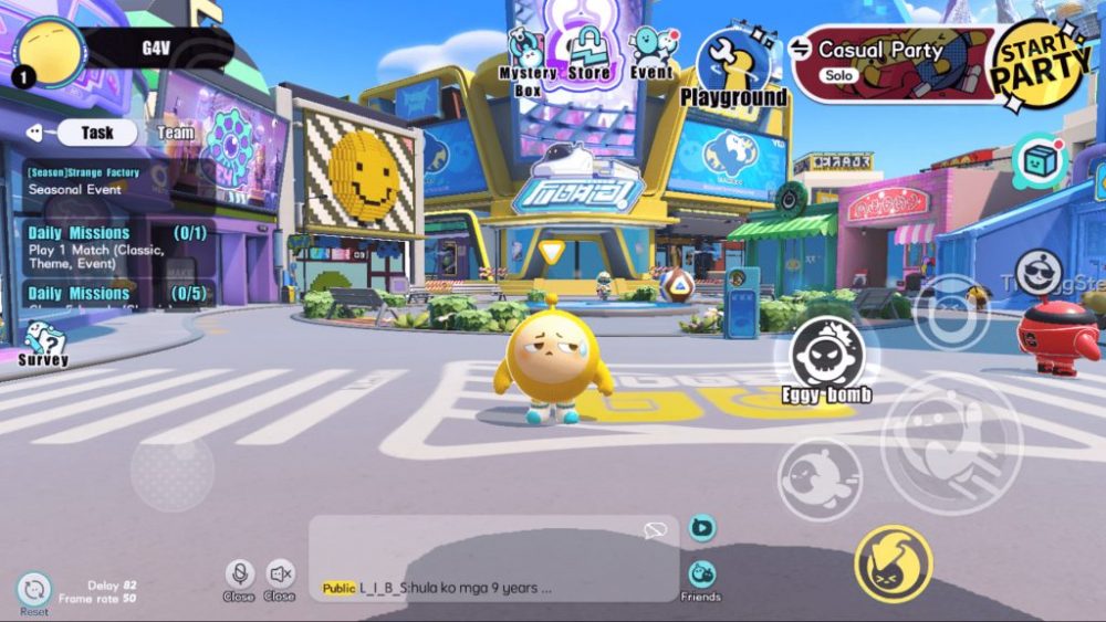 Giao diện của Eggy Go.