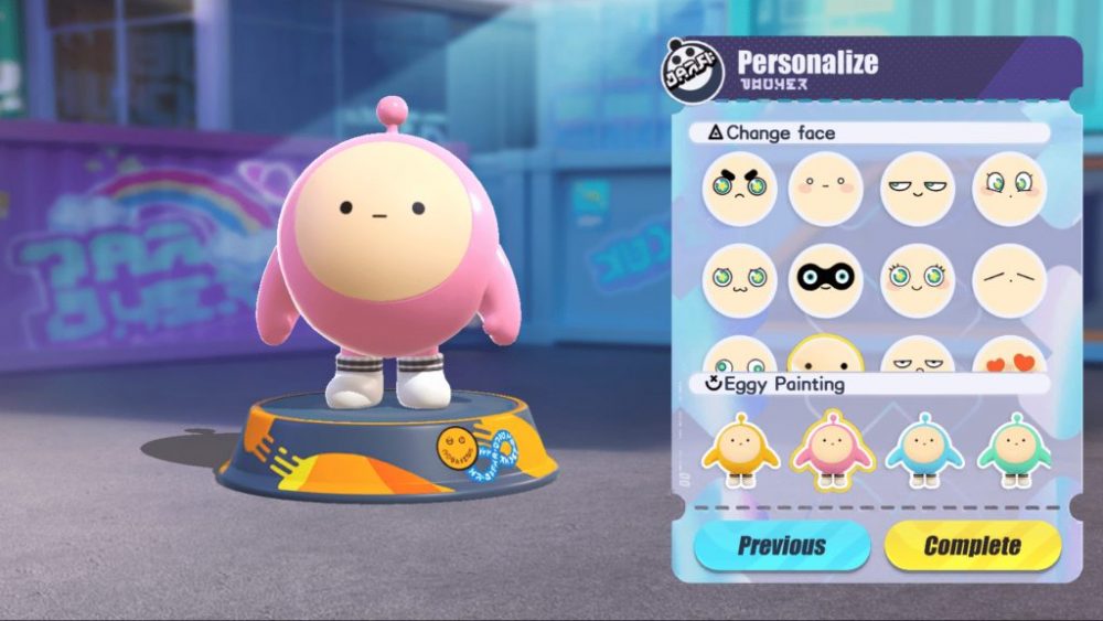 Tạo hình nhân vật trong Eggy Go.