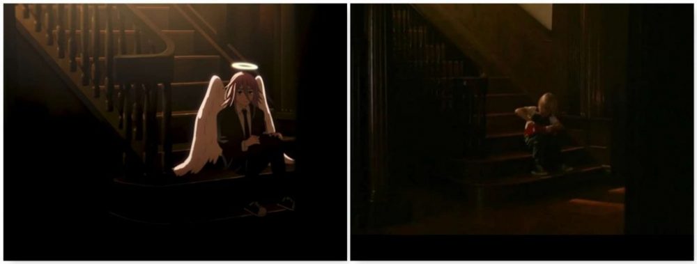 Khám phá 19 cảnh phim và hình minh họa kinh điển ẩn trong OP của Chainsaw Man game4v chainsaw man op 7 1665578889 40 1024x388 1