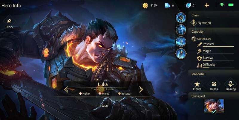 Mỗi vị tướng đều có phẩm chất riêng biệt và được chia làm 6 lớp chính bao gồm: Xạ Thủ, Đấu Sĩ, Sát Thủ, Pháp Sư, Đỡ Đòn, và Hỗ Trợ