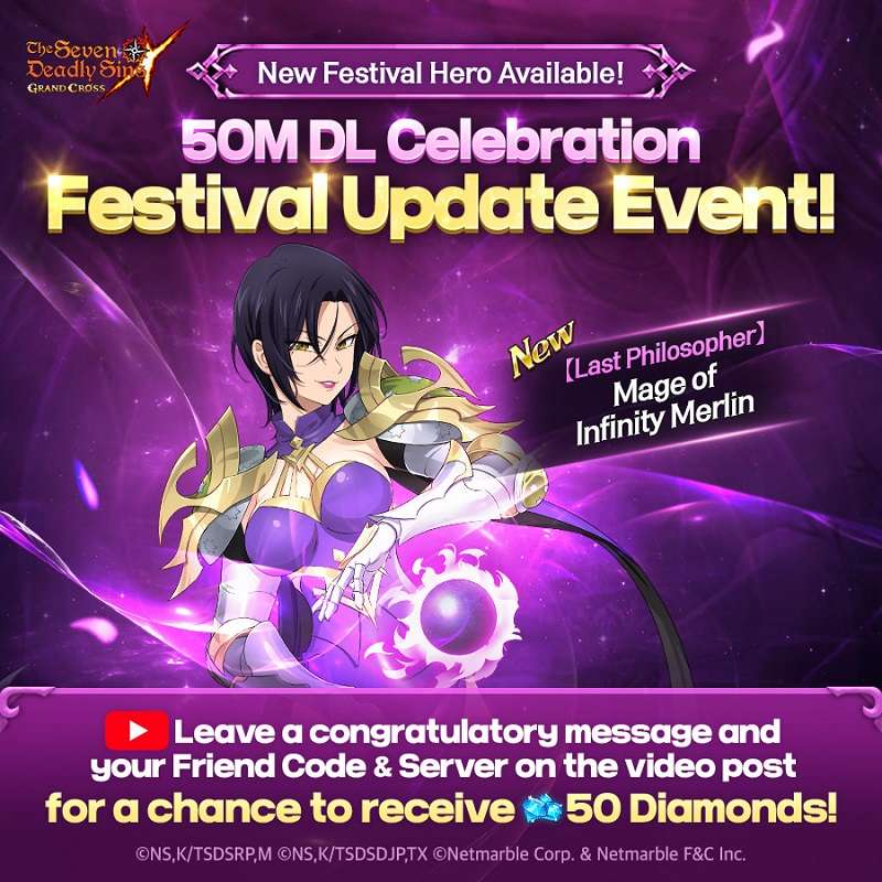 The Seven Deadly Sins: Grand Cross đạt thành tựu về lượt tải.