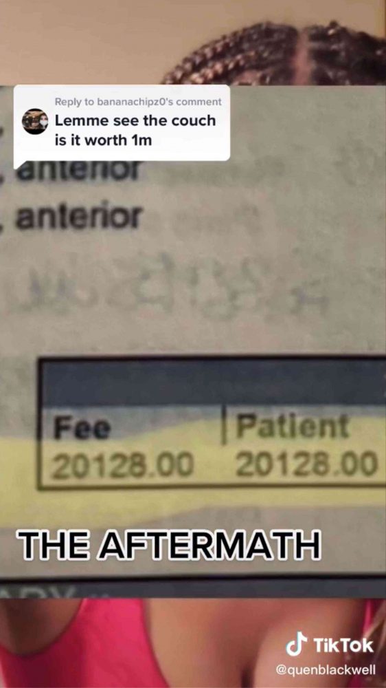 TikToker cầu cứu sau khi mua nhầm chiếc ghế trị giá 100.000 USD tiktok influencer 100k couch donations 08 1665832929 48