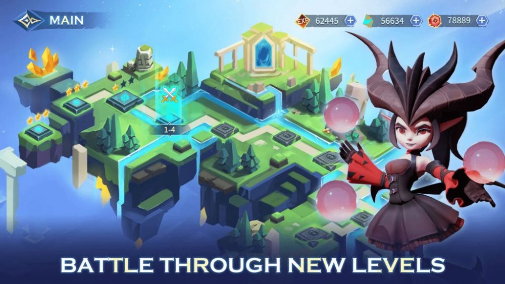 Người chơi sẽ được thử thách bản thân qua nhiều chế độ chơi của Glory of Defenders.