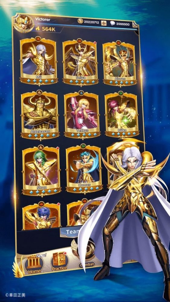 Saint Seiya Legend of Justice tái hiện hoàn hảo các nhân vật trong nguyên tác.