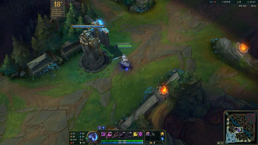 Thông báo xuất hiện ở góc trái phía trên màn hình chơi game.