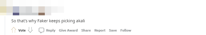 Đó là lý do Faker cứ pick Akali suốt