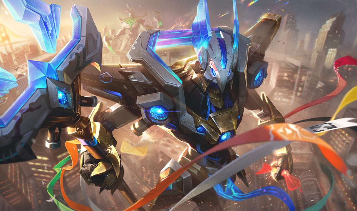 Azir CKTG 2022 là một trong những trang phục đẹp mắt nhất của vị tướng này.