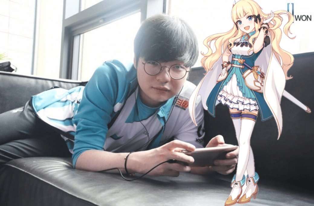 Trang phục DWG Leona của BeryL được lấy cảm hứng từ Saren - "wifu" yêu thích của anh trong Princess Connect! Re:Dive.