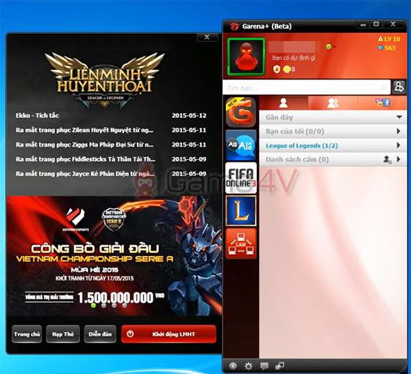 Client Garena sắp tới sẽ chỉ còn là kỷ niệm với cộng đồng LMHT.