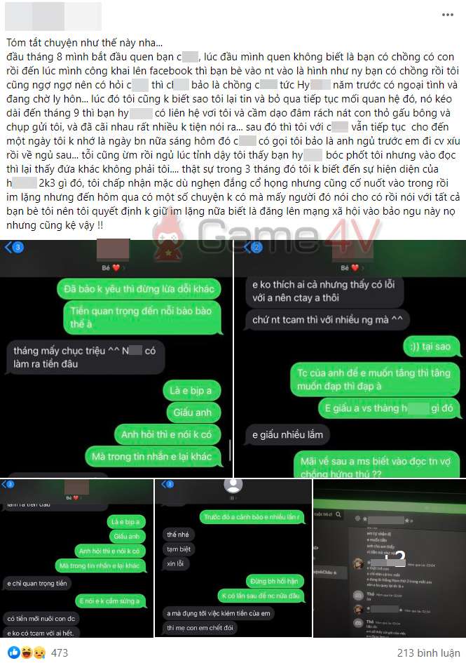 "Người thứ 4" - T. trong drama "cắm sừng online" của vợ chồng streamer Hy N. và Q.C.