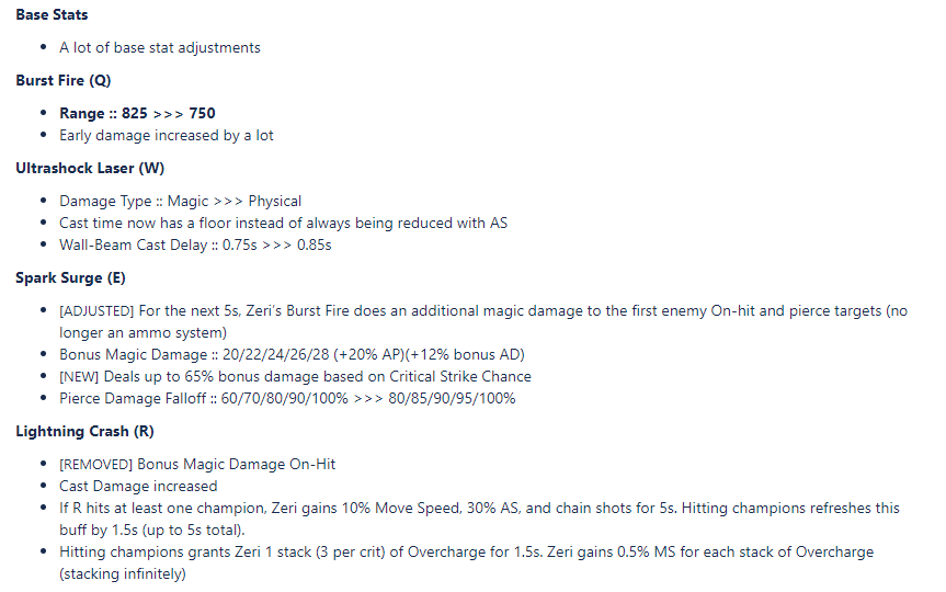 LMHT: Sau khi bị nerf thảm, Zeri bất ngờ được buff lại ở máy chủ PBE hc3acnh e1baa3nh 2022 11 17 101838400 1668655118 23