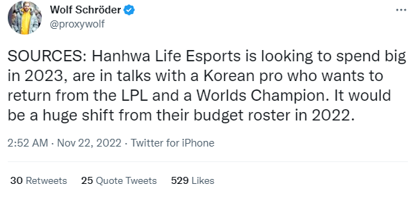 Wolf Schroder chia sẻ về thông tin HLE sẽ "chơi lớn" ở mùa giải mới