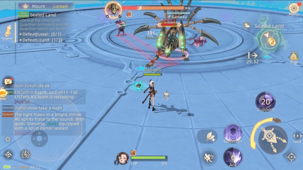 Cơ chế chiên đấu dễ làm quen của trò chơi.