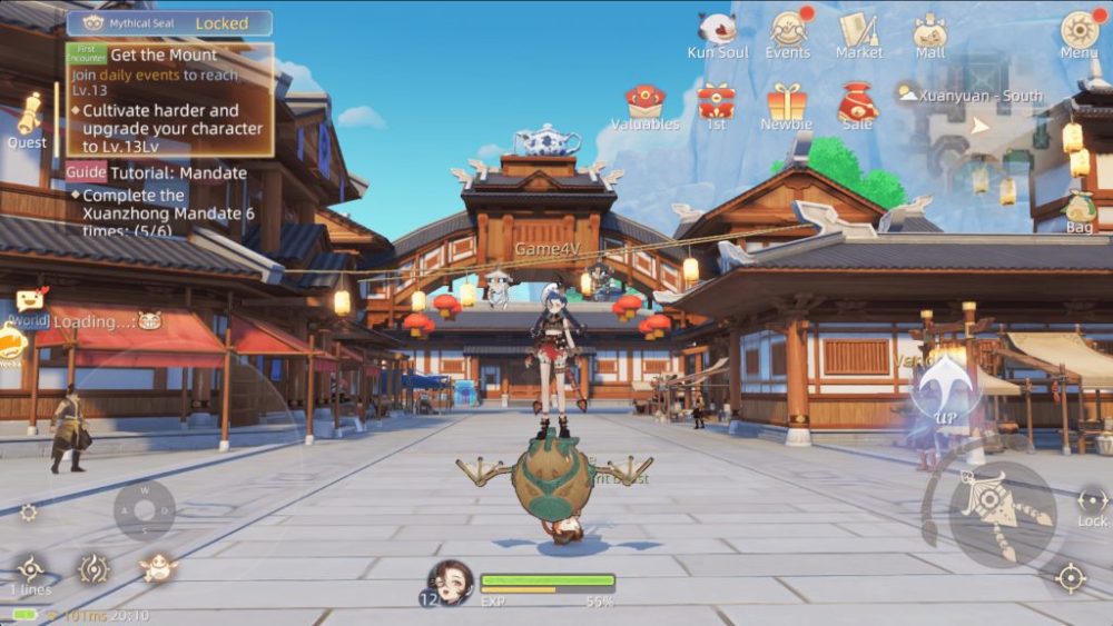 Giao diện của Oath of Peak.