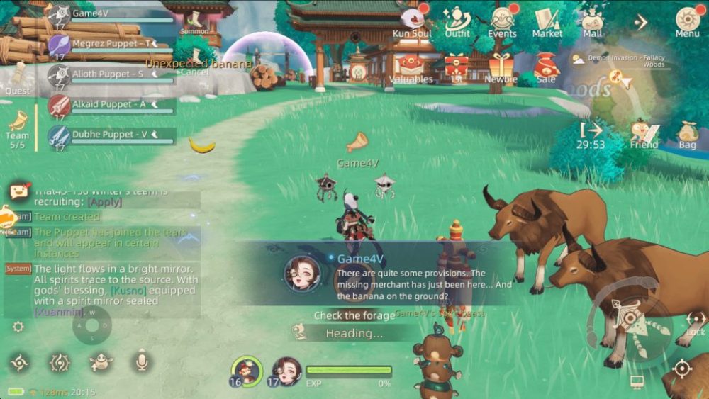 Cảnh quan trong Oath of Peak.