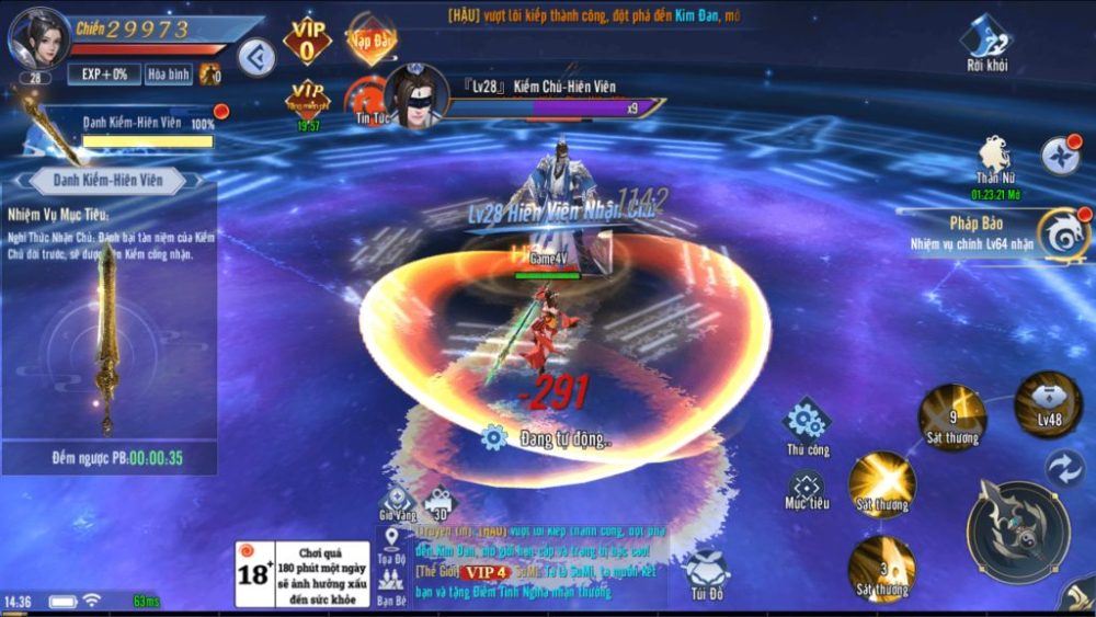 Đánh giá Thiên Kiếm Chi Vân – Game kiếm hiệp huyền ảo do Funtap phát hành tại Việt Nam ldplayer 24 11 2022 2 36 38 ch 1669370746 92 1024x576 1