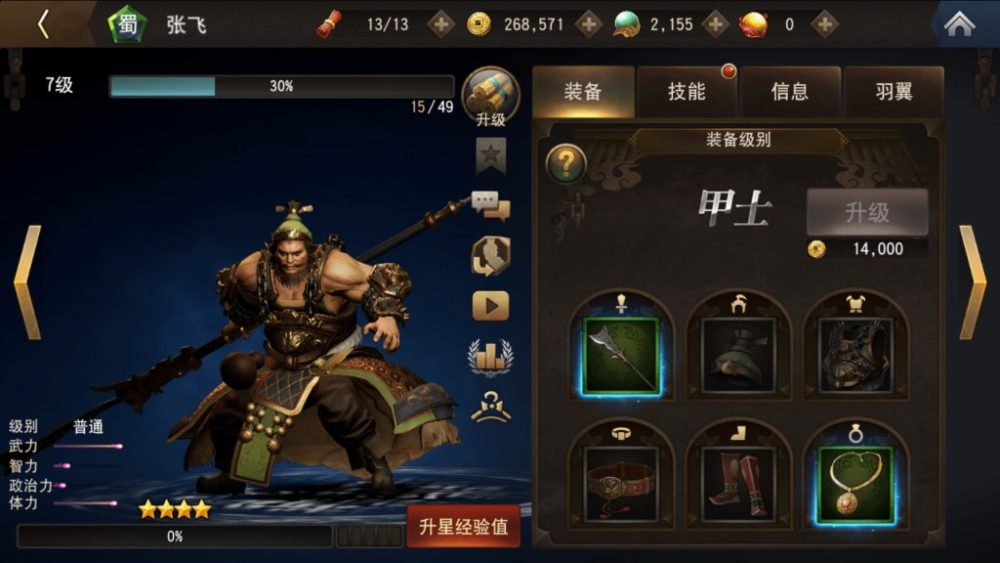 Tạo hình nhân vật của Tam Quốc Tru Tướng Lục.