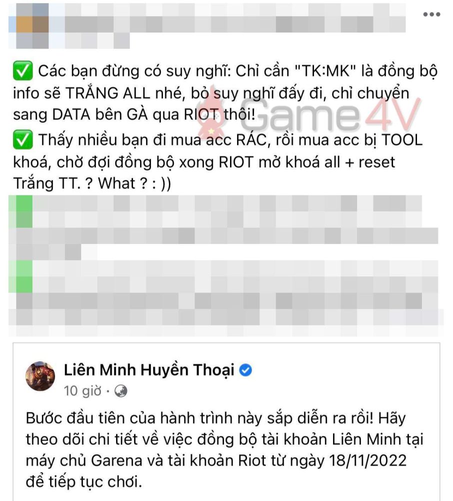 Cộng đồng LMHT Việt Nam nổ ra rất nhiều cuộc thảo luận liên quan đến vấn đề thu mua tài khoản.