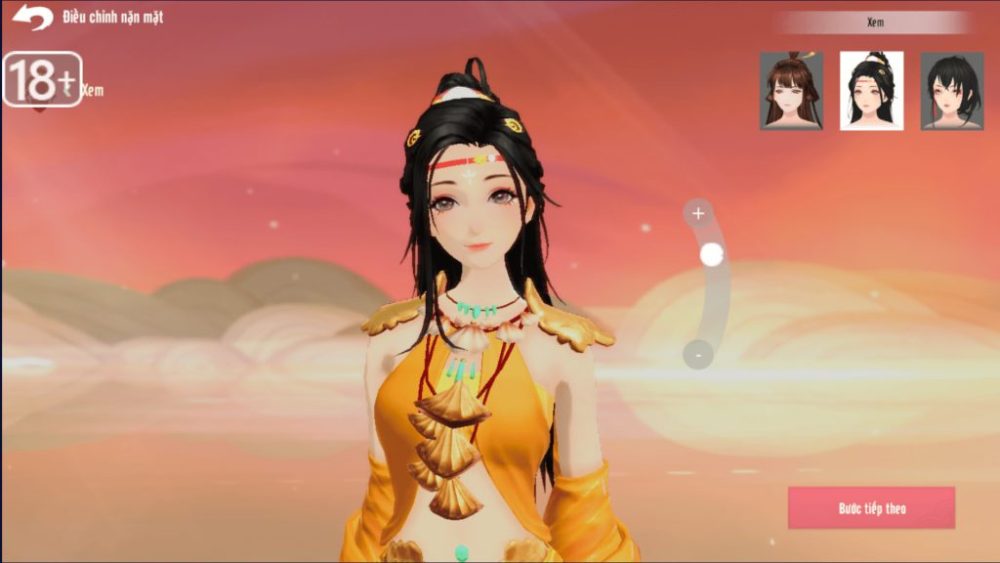 Tạo hình nhân vật của Bách Kiếm Dạ Hành.