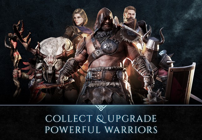 Bạn sẽ có thể khám phá một thế giới tương tác rộng lớn, thu thập và nâng cấp cho các hiệp sĩ và chiến binh huyền thoại, đồng thời chiến đấu với những quái vật thần thoại và thời Trung Cổ mang màu sắc giả tưởng sử thi này.