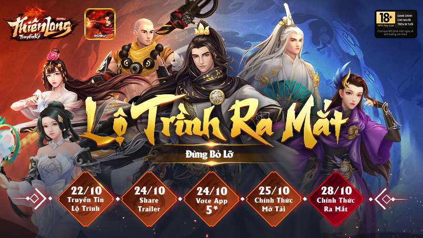 Thiên Long Truyền Kỳ GOSU ấn định ra mắt vào 10h10 ngày 28/10/2022 thumb 1666629166 86 1