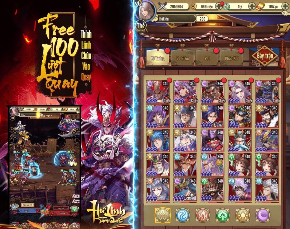 01-1671282507-99 Game4V tặng giftcode Hư Linh Tam Quốc mừng game update 17/12 01 1671282507 99