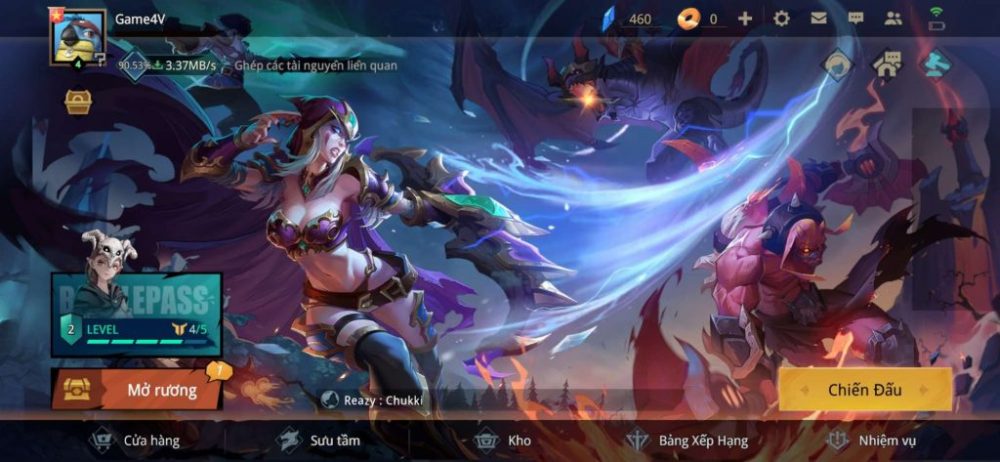 Giao diện của AutoChess MOBA.