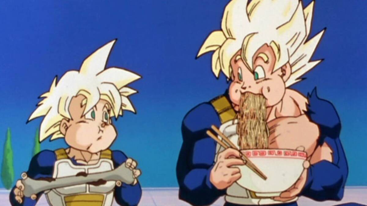 Dragon Ball Goku ăn