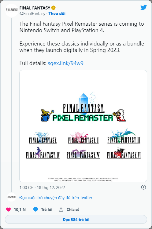 Final Fantasy Pixel Remaster