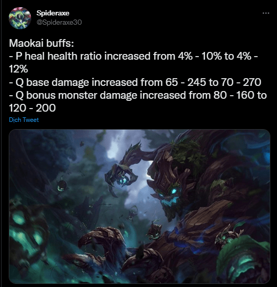 LMHT: Maokai Rừng sẽ càng trở nên mạnh hơn ở phiên bản 12.23 hc3acnh e1baa3nh 2022 12 04 161447434 1670145288 88