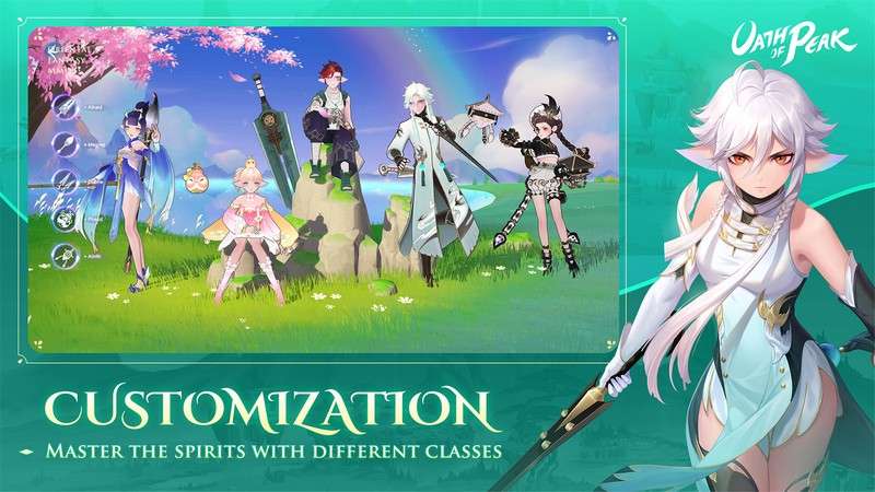 Trong game bạn sẽ có cơ hội được trải nghiệm những lớp nhân vật đa dạng khác nhau như Megrez, Dubhe, Alkaid, Pheced và Alioth.