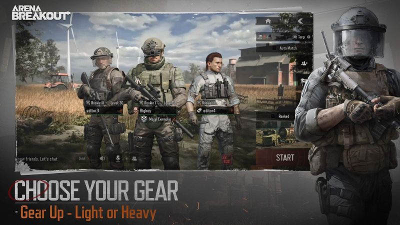 Arena Breakout là một trò chơi bắn súng, cướp bóc, người chơi sẽ di chuyển rộng trên toàn bộ chiến trường để thực hiện nhiều nhiệm vụ khác nhau.