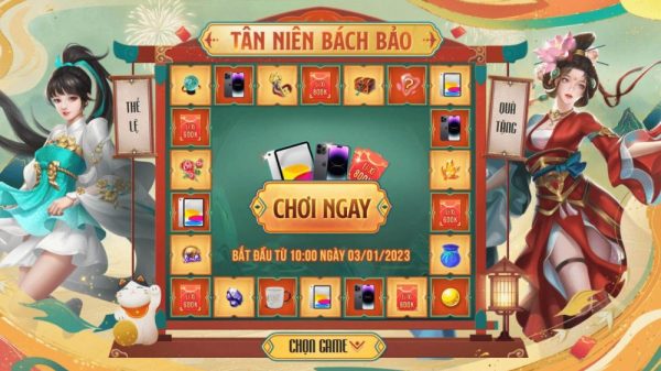 Dòng game VLTK lì xì từ iPhone 14 Pro Max đến nhiều vật phẩm ingame hiếm cho game thủ game4v vltk thumb 1672984711 40