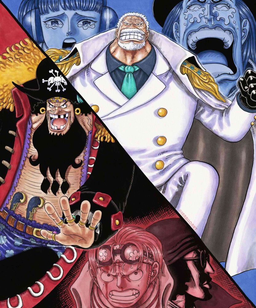 Các fan lo lắng cho số phận của Garp khi phải đối đầu cùng Râu Đen