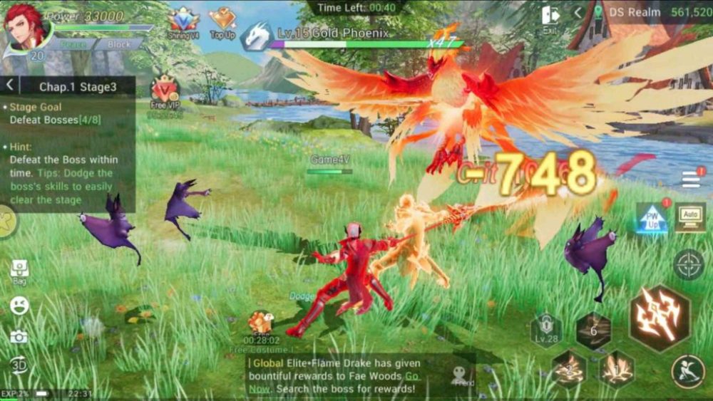 Hiệu ứng hình ảnh trong Dragonicle.