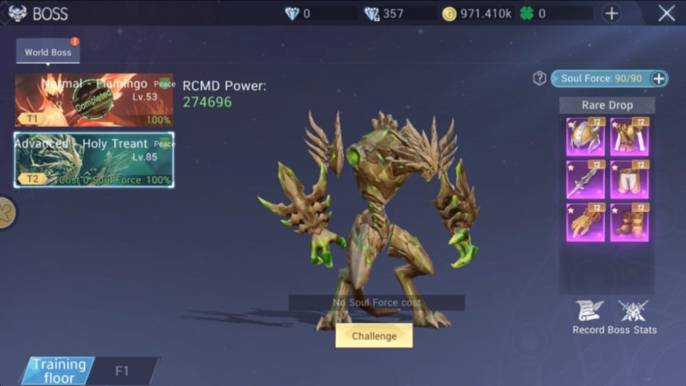 Chế độ đấu boss thế giới.