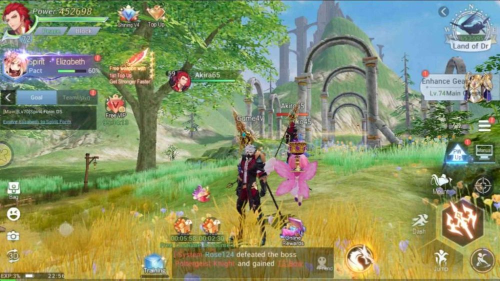 Cảnh quan trong Dragonicle.